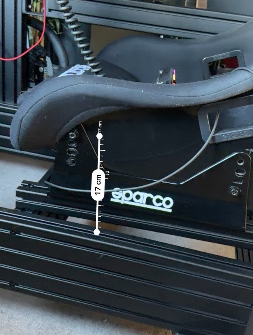 Seat height measurement